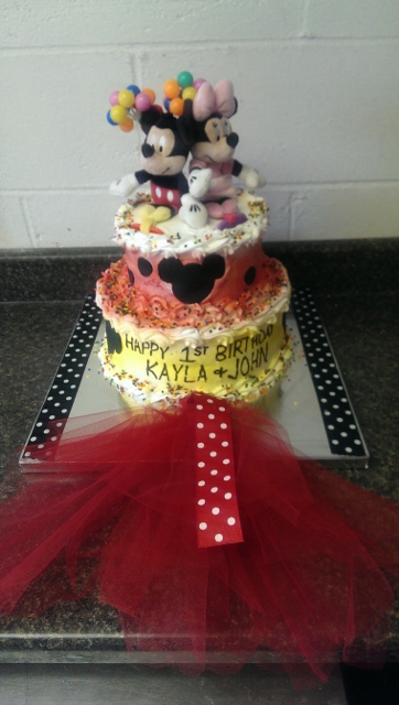 Mickey and Minnie Mouse Twins Birthday-