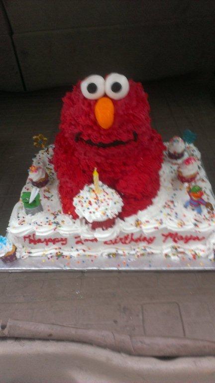 ELMO BIRTHDAY CAKE-