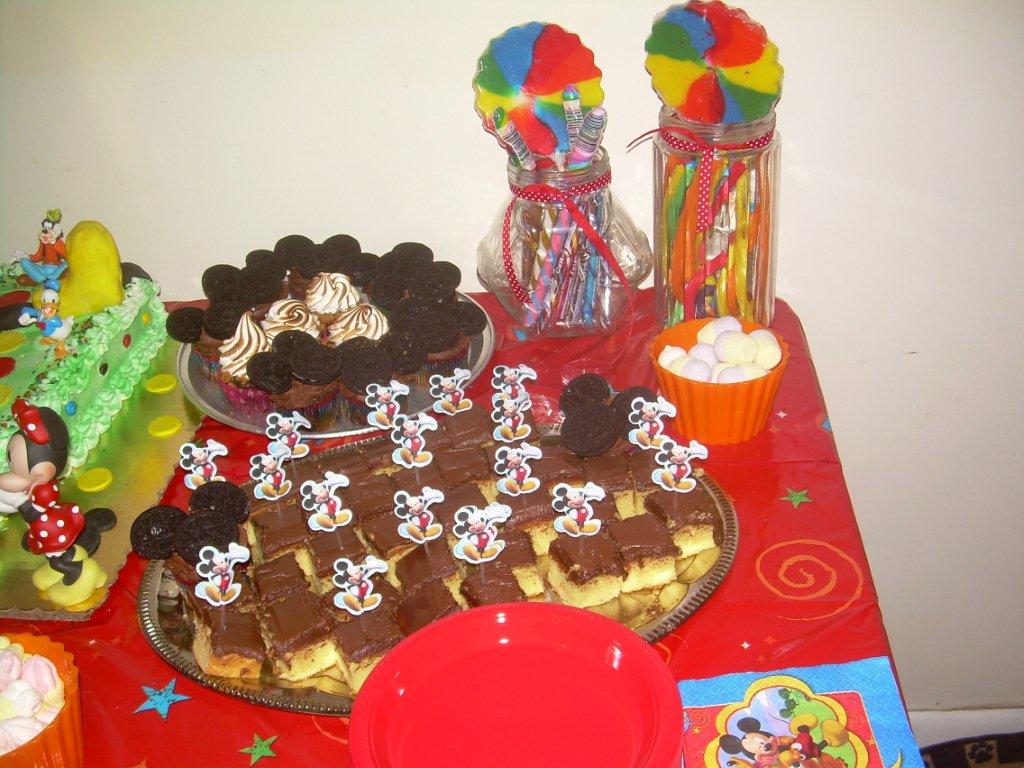 MICKEY MOUSE DESSERTS-CANDY, LICORICE, MICKEY MOUSE CUPCAKES....