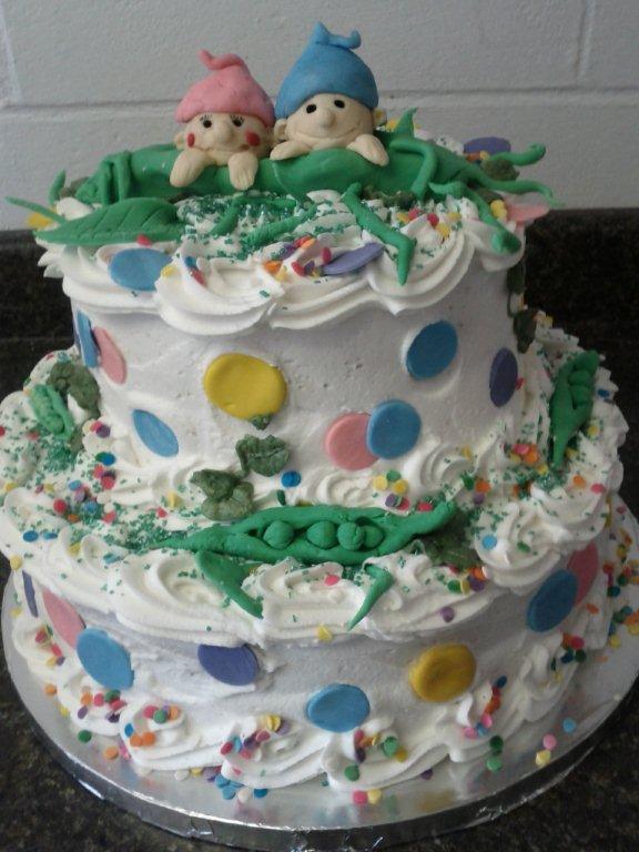 TWO PEAS IN A POD CAKE-