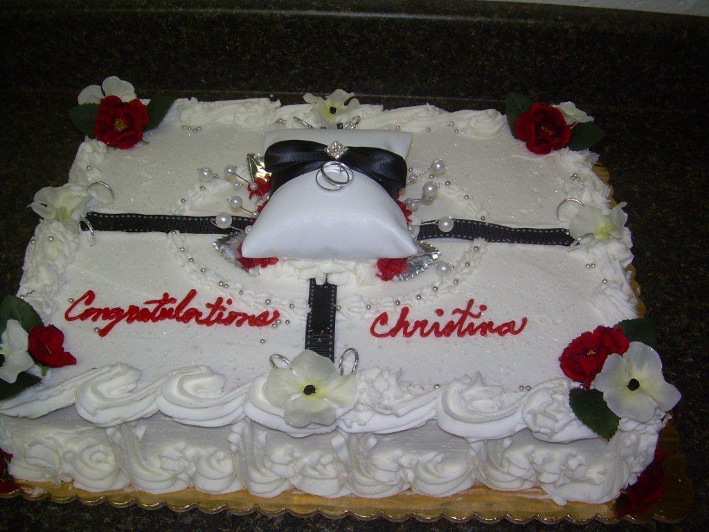 WEDDING SHOWER CAKE-